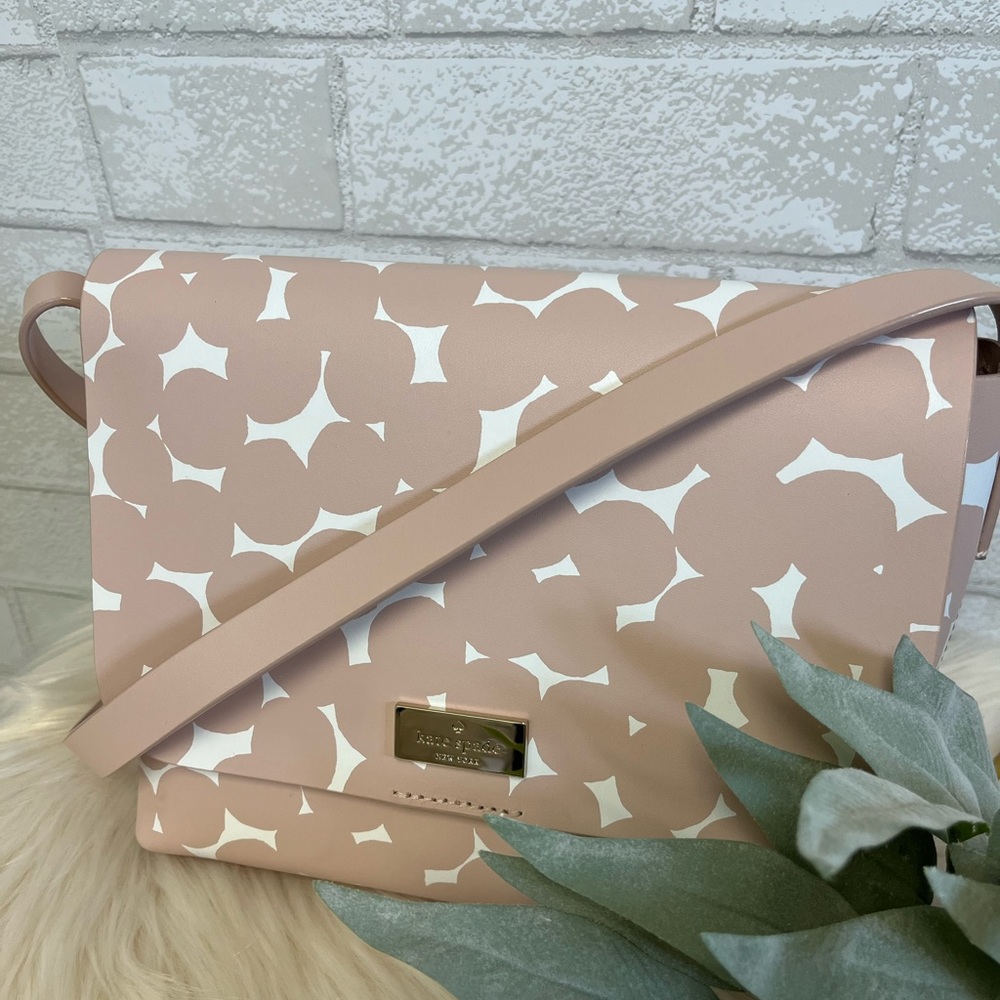 Kate Spade Madie Putnam Drive Splodge Dot Pink/White Crossbody